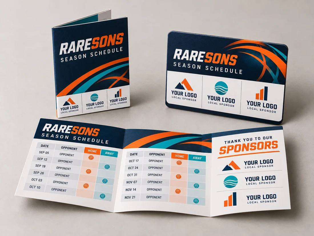 Original photographic concept: schedules & magnets